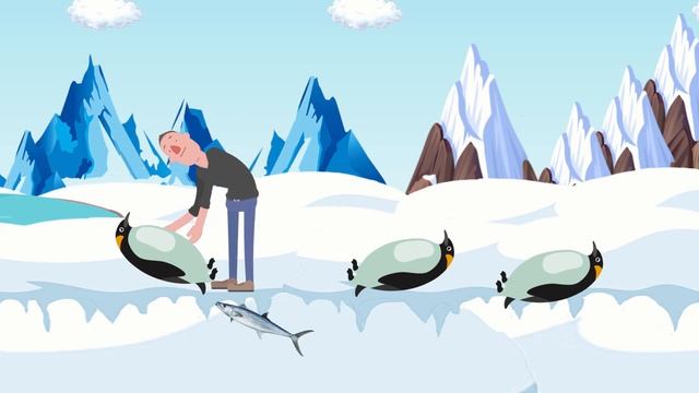 Мультик, История о Приключении Трех Пингвинов (Анимация)