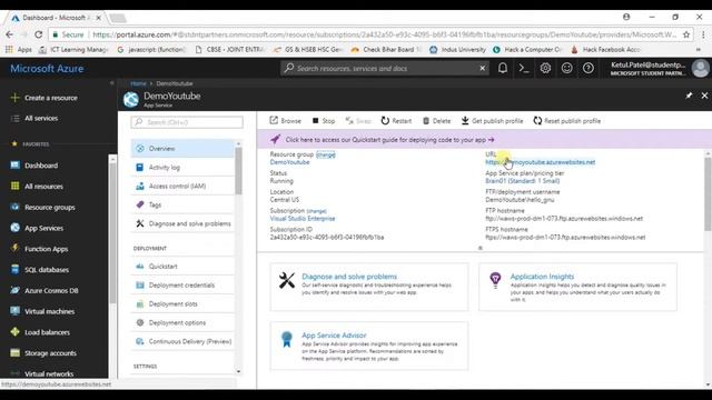 How to Upload Website to Microsoft Azure Cloud | Web Services