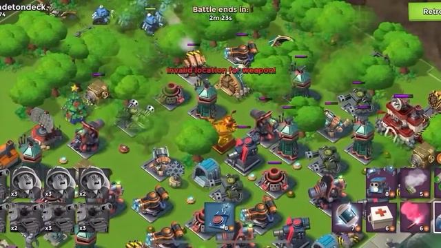 Wow great attack on base level 74 with tanks in boom beach