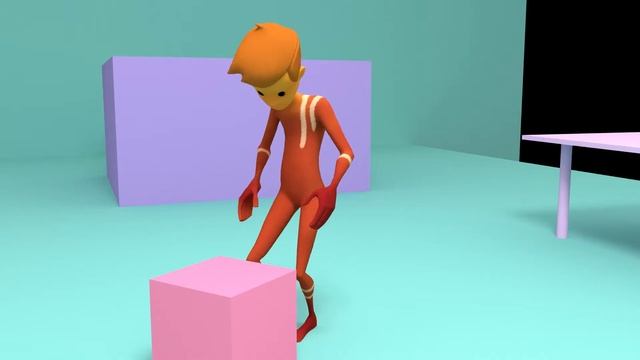 Boy Jumping From Heights and Lifting A Heavy Box  3D Animation  Maya