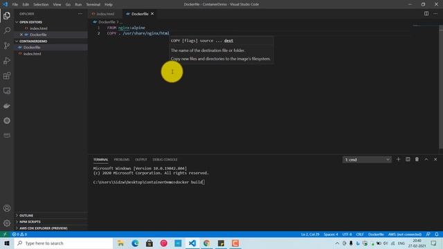 Deploying a Static HTML Website with Docker and Nginx