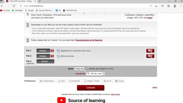 Online PDF Converter | How to Convert word to pdf | Online PDF File kaise banaye | Create Pdf File