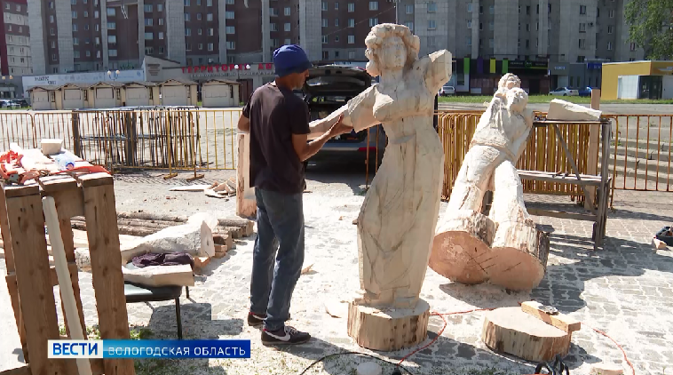 Всероссийский фестиваль деревянных скульптур состоялся в Череповце