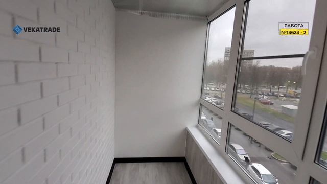 №13623 - 2 ЖК ЦДС Полюстрово ремонт лоджии Пискаревский 25к2