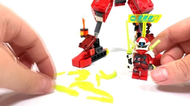 Building and Unboxing LEGO Ninjago Kai: The Fire Ninja
