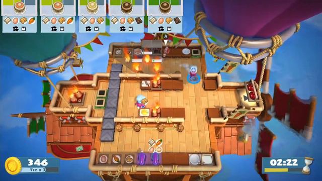 Overcooked! 2 - 3 Stars - Level 6-1