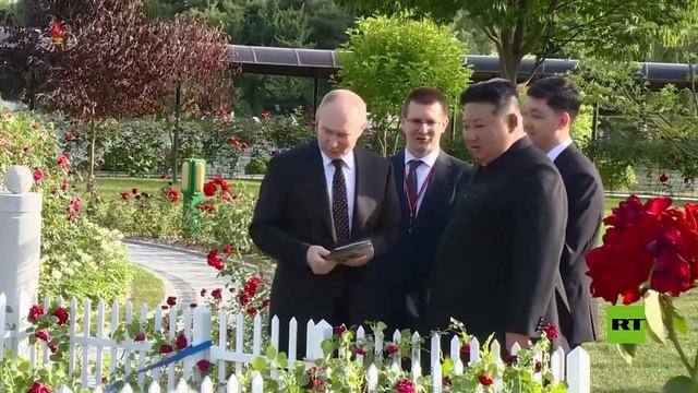 كيم يهدي بوتين زوجا من كلاب "بونغسان"