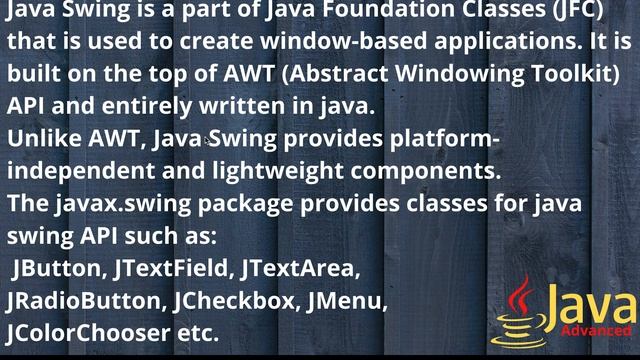 3- مكتبات جافا و المكتبات الخارجية - Java Swing and AWT