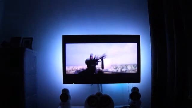 63 channel Ambilight - Asus EEEBOX - Windows 7  - Ghost Rider trailer