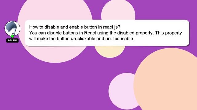 How to disable and enable button in react js?