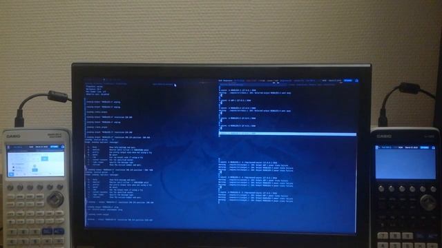 Using CASIO graphing calculators as external monitors