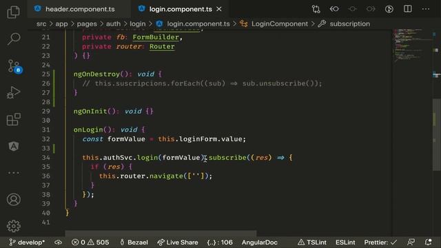 Desuscribirse de un observable Angular #4