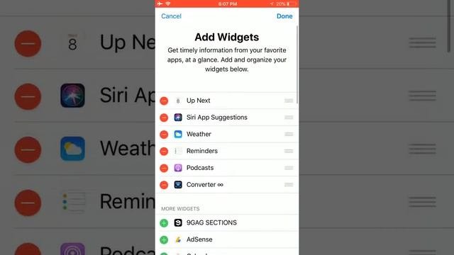 Add Unit Converter Infinity Widget
