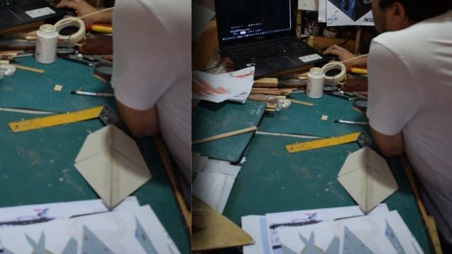 CRAFT ART EDU CREANDO A MANO, 2 NAVES 2 EPOCAS, PASADO FOKKER D 1 y  Presente F 117 video 3