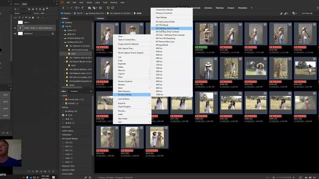 Part 4. Adobe Bridge and Camera Raw setup and presets