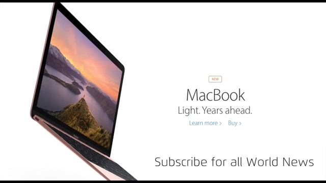 New Rose Gold MacBook