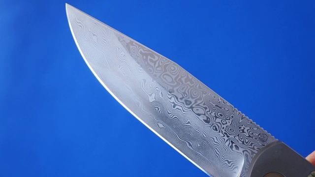 Нож Чебуркова Волк Кастом Дамаск Russia