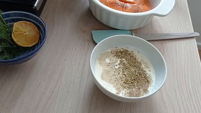 ЛОСОСЬ со  сливками в духовке.
