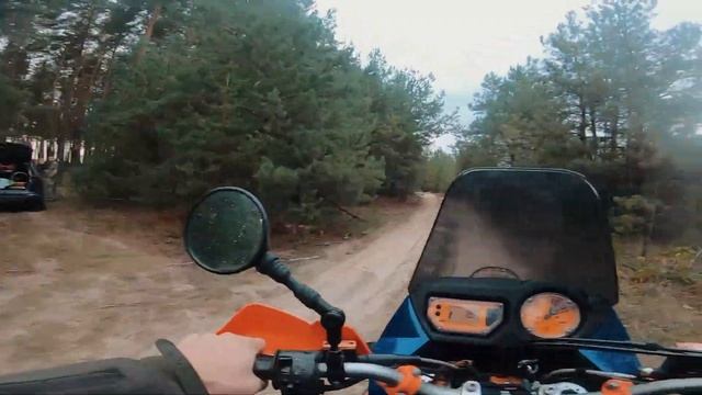 BoGoBooM enduro ride in the forest | KTM Adventure 990 vs Alpha 110