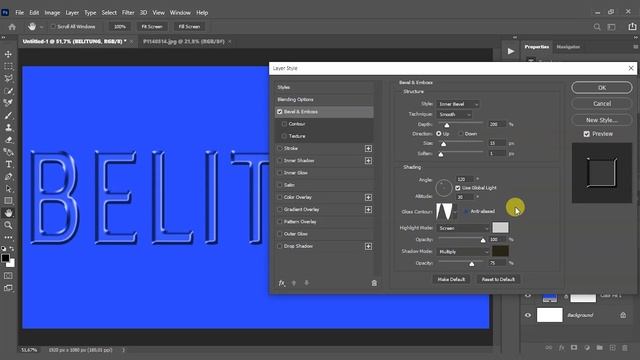 Glass Text Effect Photoshop Tutorial