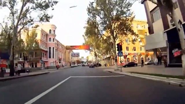 Донецк. 2010 год. Видео из автомобиля