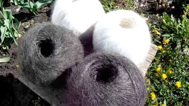 Пряжа из козьего пуха.