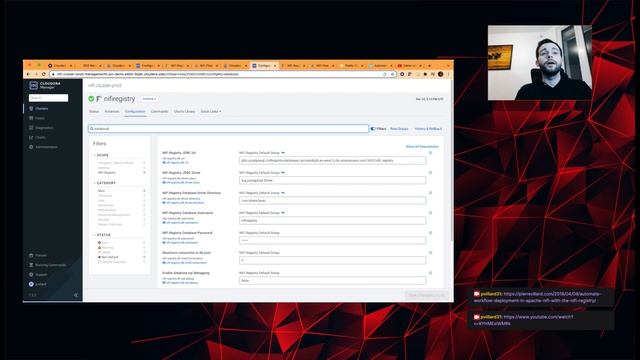 Apache NiFi - CDP Public Cloud - Multi env setup & NiFi Registry instances sharing an RDS instance