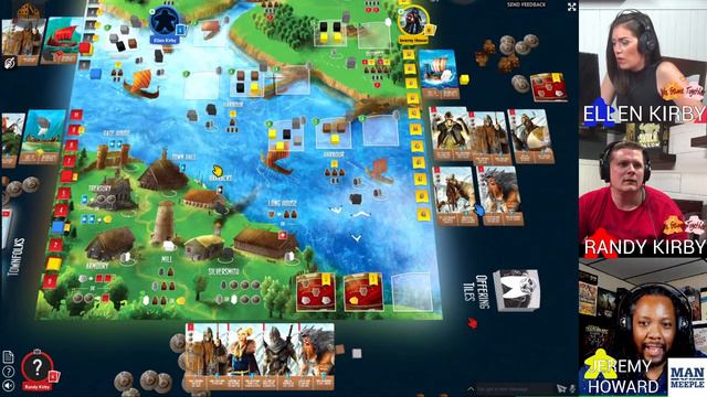 Raiders of the North Sea w/ Guest, Jeremy Howard from Man vs Meeple, LIVE Play on Tabletopia!