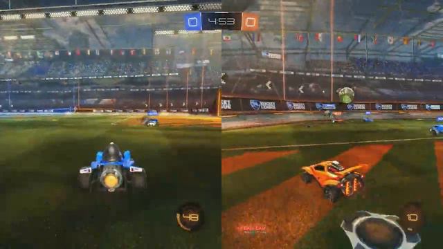 Rocket League 2 Player Split Screen Action! PS4 Livestream