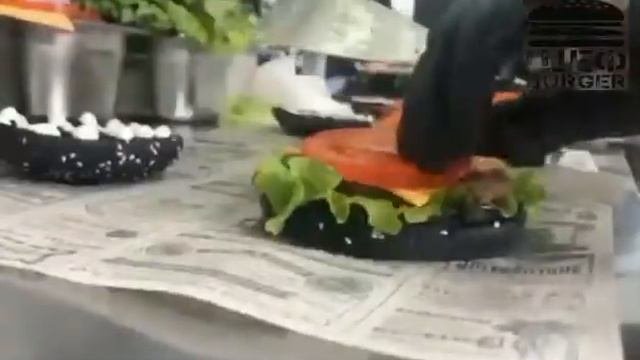 черный бургер