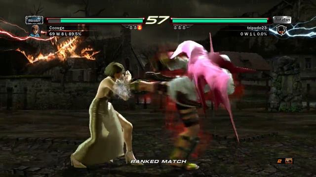 088 - Tekken 6 - Coouge (Anna Williams) vs tripudo23 (Lee)
