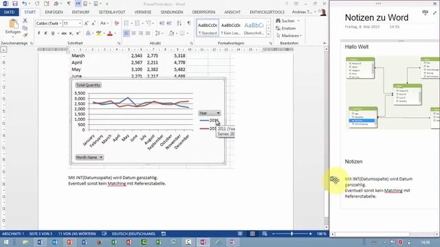 OneNote - Verknüpfte Notizen zu Word