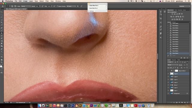 Retouching portrait  Ретушь портрета