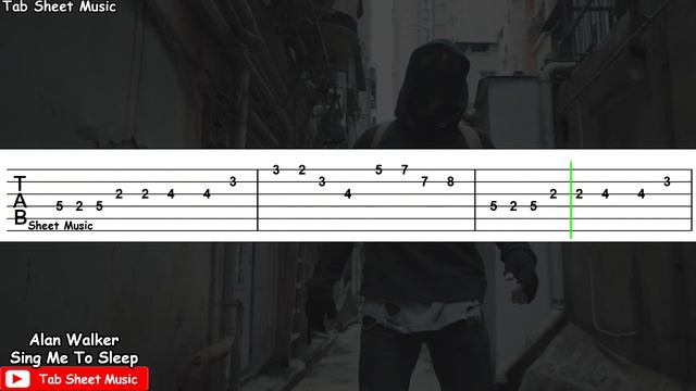 Alan Walker - Sing Me To Sleep (Табулатура) Guitar Tutorial TABS