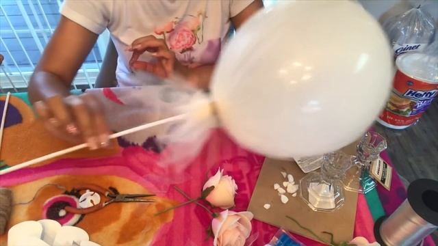 DIY CENTROS DE MESA PARA BAUTIZO PRIMERA COMUNION O 15 AÑOSCENTERPIECE .