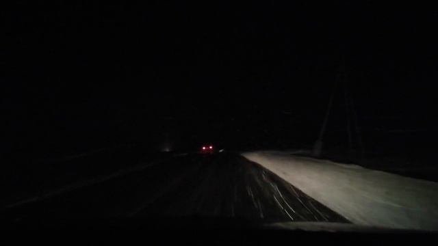 ночная дорога.