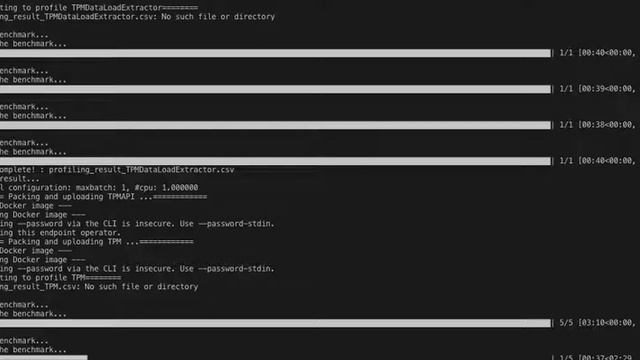 TRAIN Profiler Demo