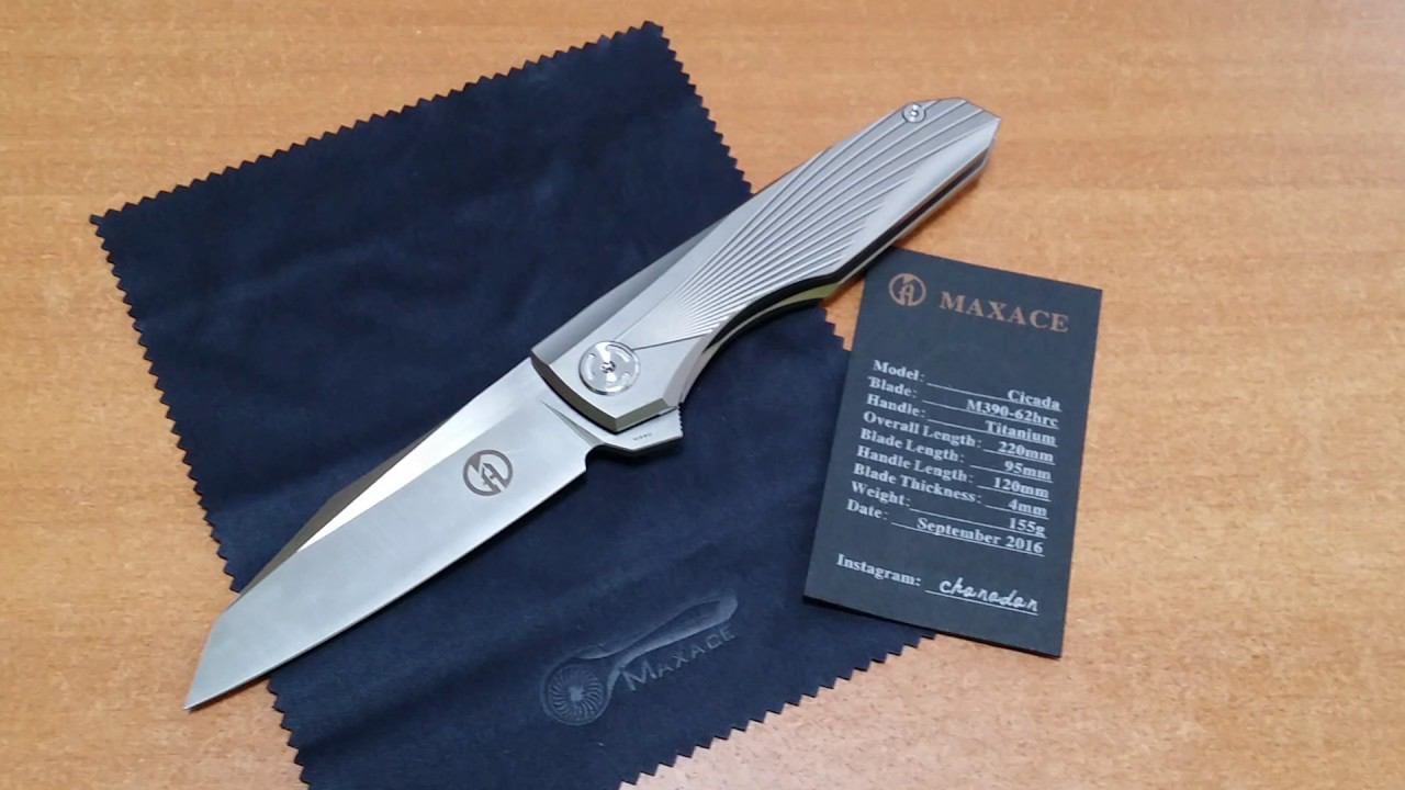 Нож Maxace Cicada.  Анонс