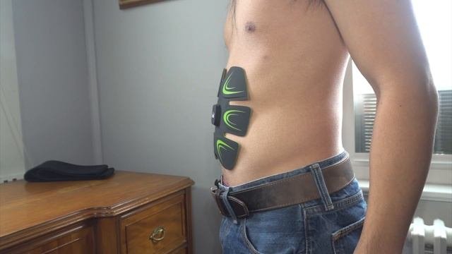 EMS Ab and Bicep Muscle Stimulator Workout Pads Review - 6 weeks results