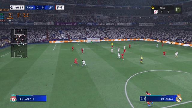 Fifa 23 Player Career (CAM - RM - 10 Arga Güler) Pro Cam vs Liverpool - UCL Quarter-Finals 2nd Leg