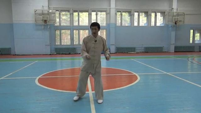 Фа цзинь (выброс силы) в сторону