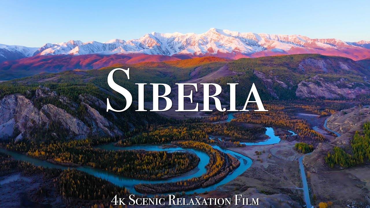 Сибирь 4K - Живописный Фильм-Релаксация С Успокаивающей Музыкой