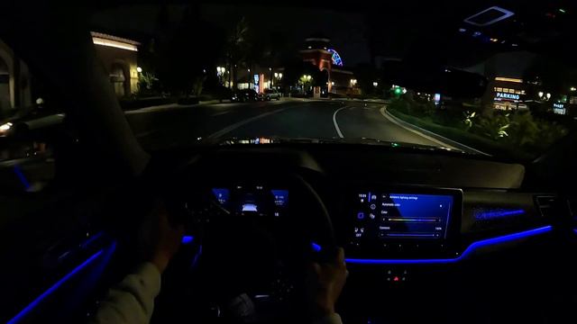 2024 Volkswagen Atlas Peak Edition - POV Night Drive (Ночной тест-драйв от первого лица)
