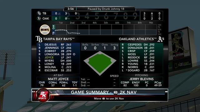 MLB 2K13: Online Games ep. 3 "Tampa Bay DEVIL Rays"