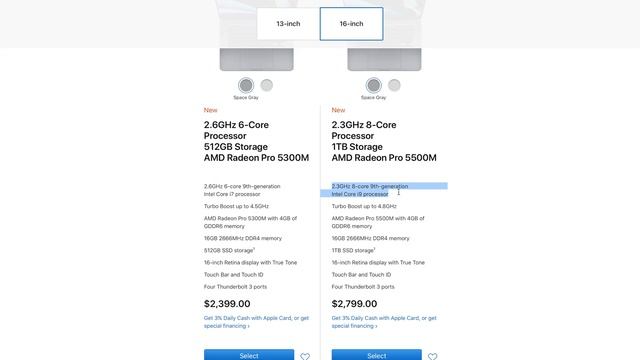 16 inch MacBook Pro released! Pricing overview and what's new!