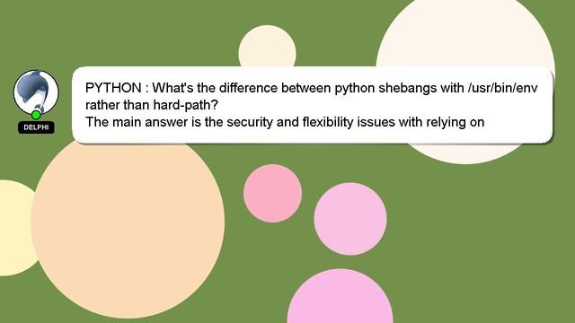 PYTHON : Whats the difference between python shebangs with usrbinenv rather than hard-path?