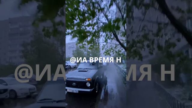 Снегопад в Нижегородской области в  начале мая 2024 года