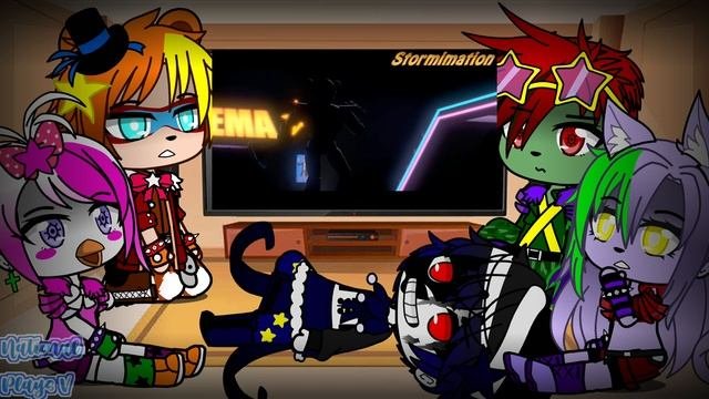 Past Security Breach Characters React to FNaF SB Songs