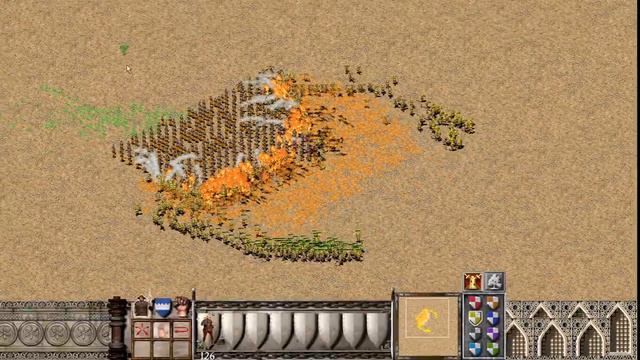 1000 Fire Thrower vs 1000 Macemen | Stronghold Crusader HD