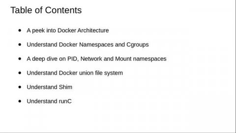 Table Of Contents - Docker Internals - 3/19
